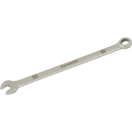 DYNAMIC Tools 7mm 12 Point Combination Wrench, Mirror Chrome Finish D074107